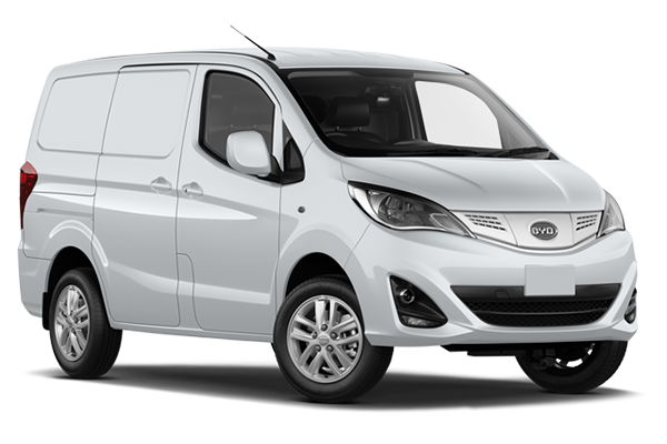 Vue latérale du fourgon BYD ETP3 - 2024 – modèle utilitaire aménageable